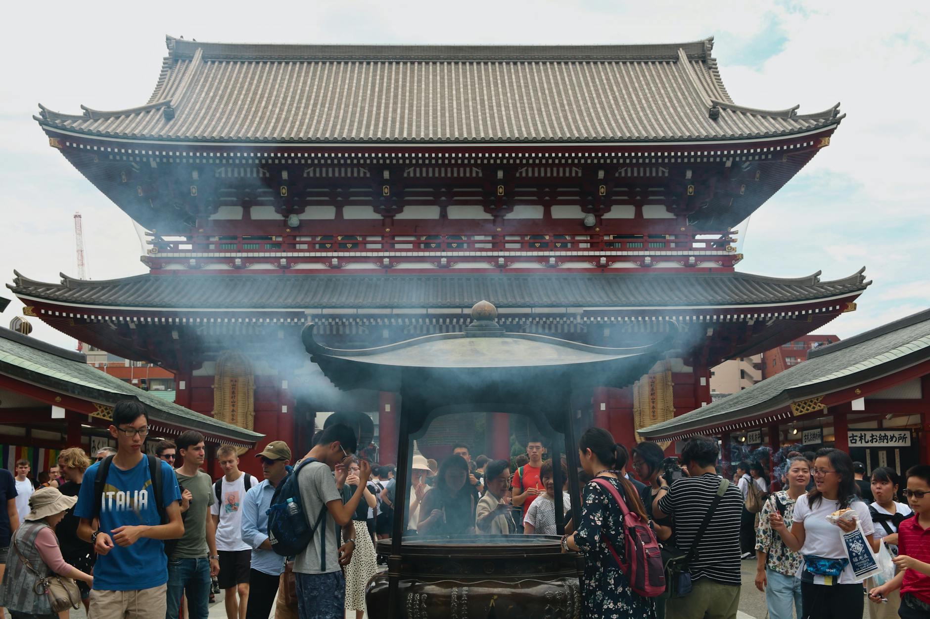 Sensoji Temple main hall in Asakusa Tokyo