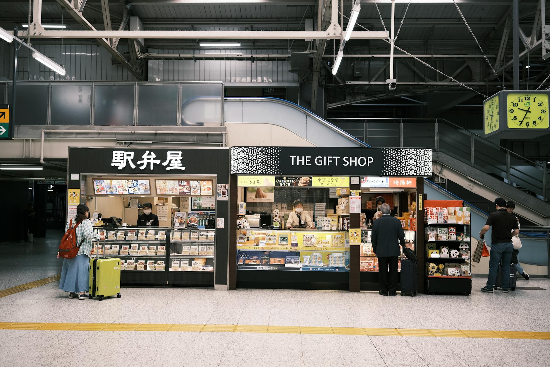 Japanese stationery shop in Tokyo with colorful pens notebooks and washi tape