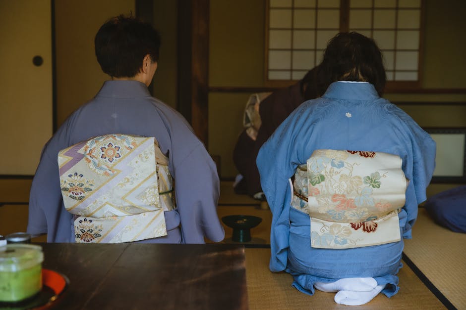 Traditional Japanese tea ceremony with matcha in Tokyo