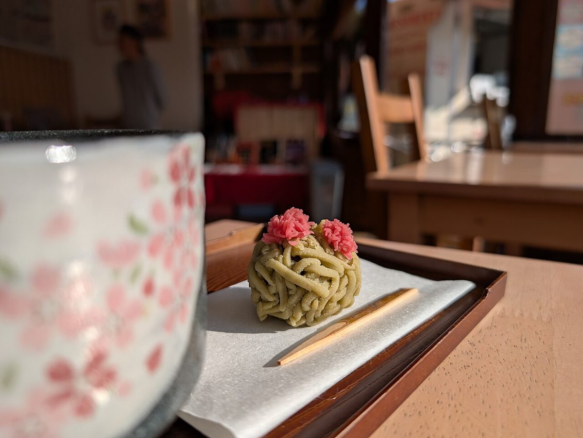 Colourful seasonal wagashi sweets shaped by hand
