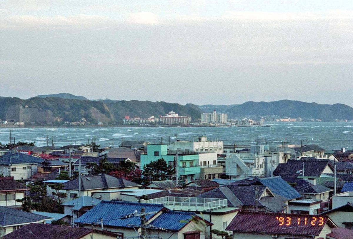 Hase-dera temple grounds overlooking Sagami Bay in Kamakura