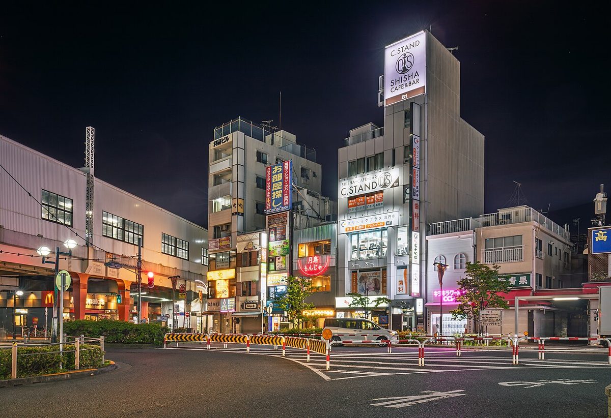 Koenji shopping street in Tokyo