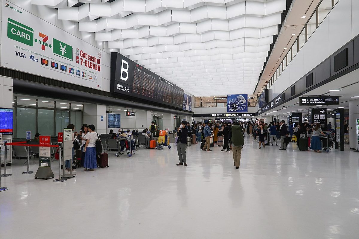 Arrivals hall at Narita International Airport