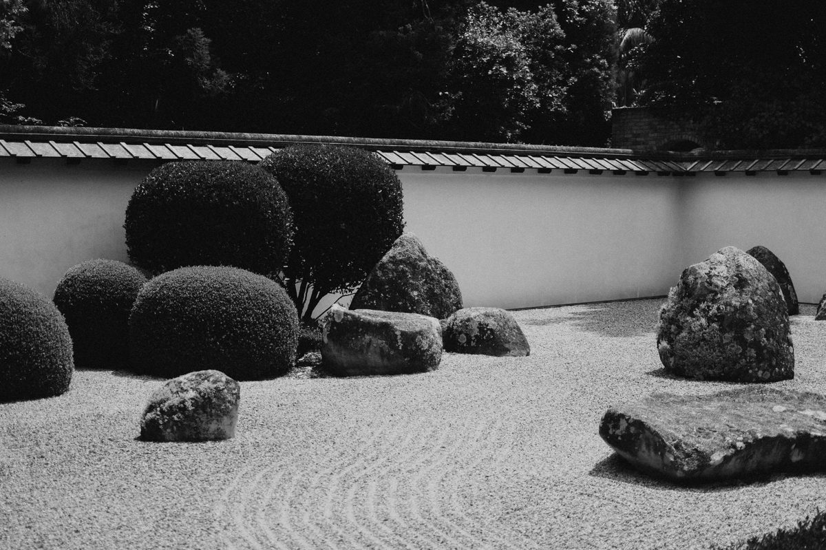A quiet traditional Japanese garden