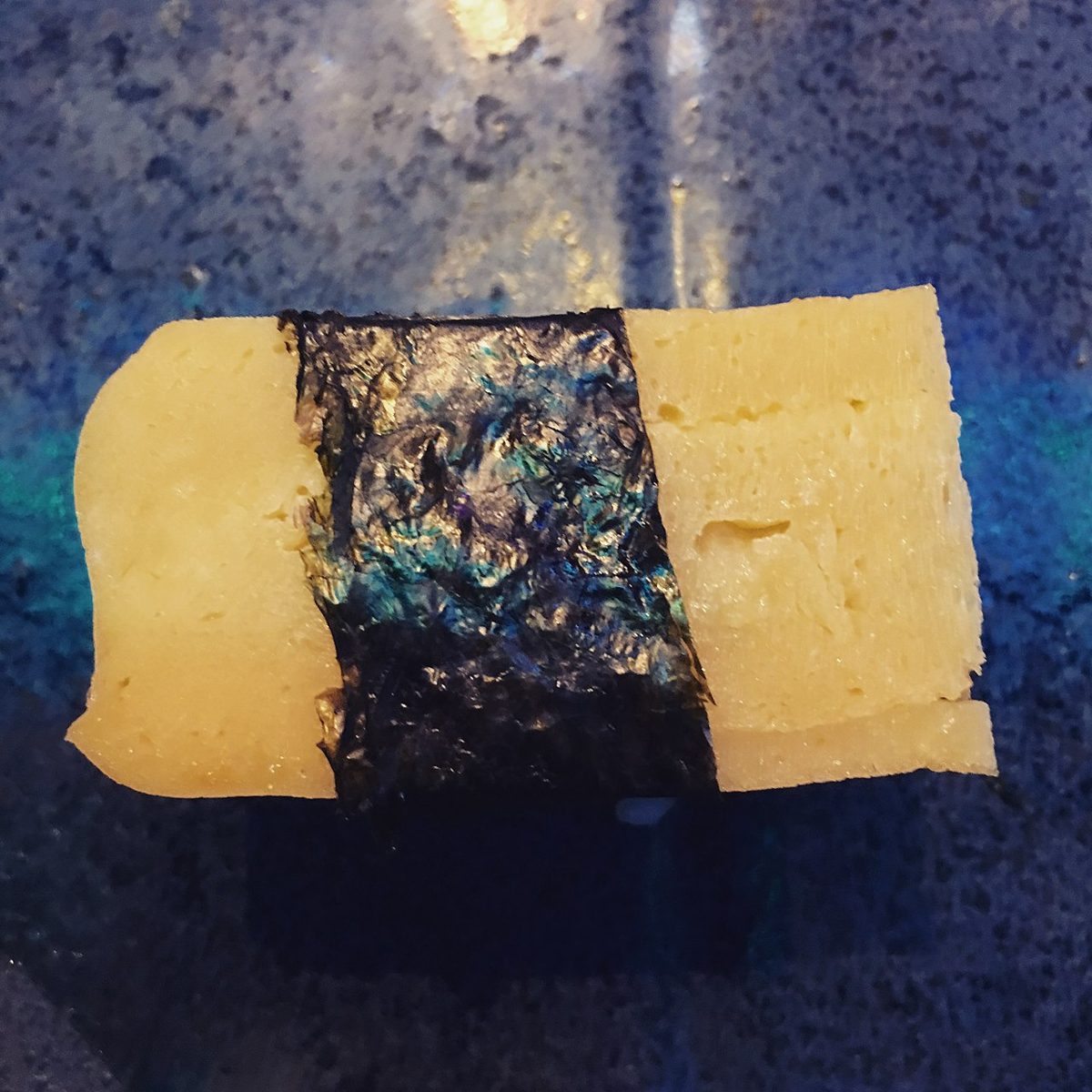 Golden tamagoyaki rolled omelette