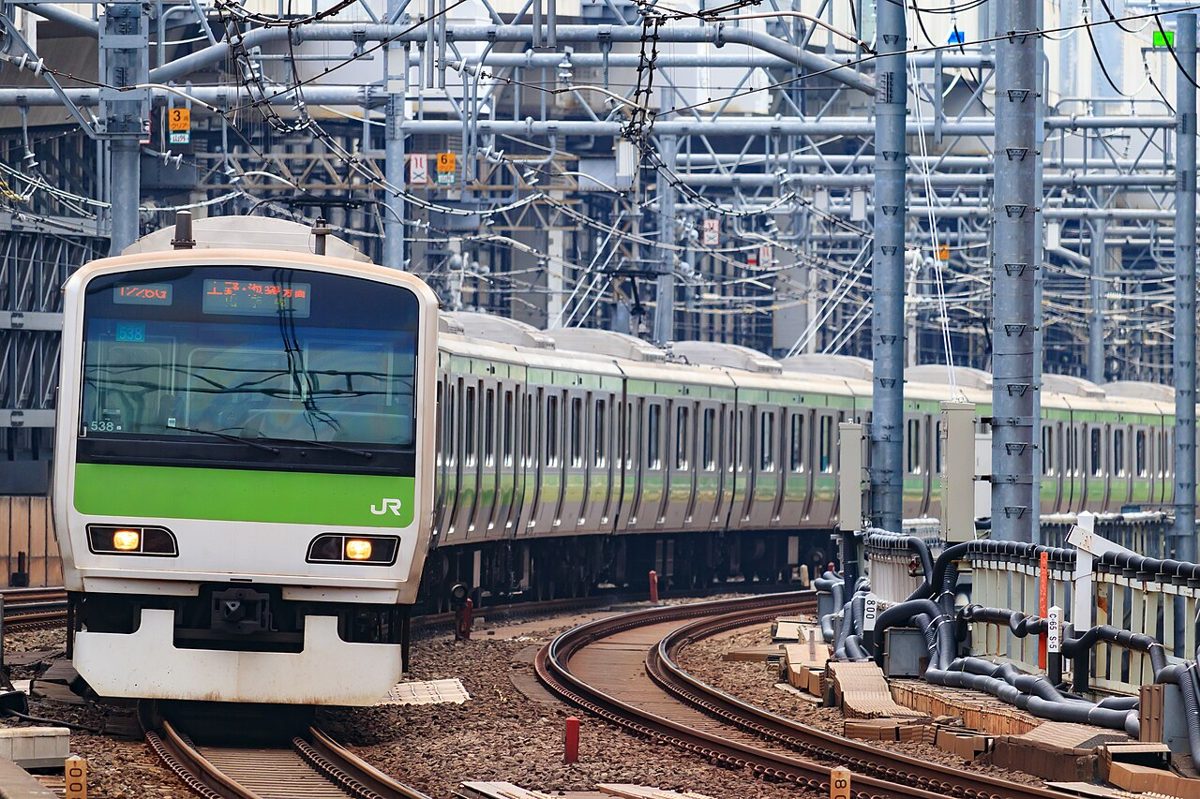 JR Yamanote Line train in Tokyo